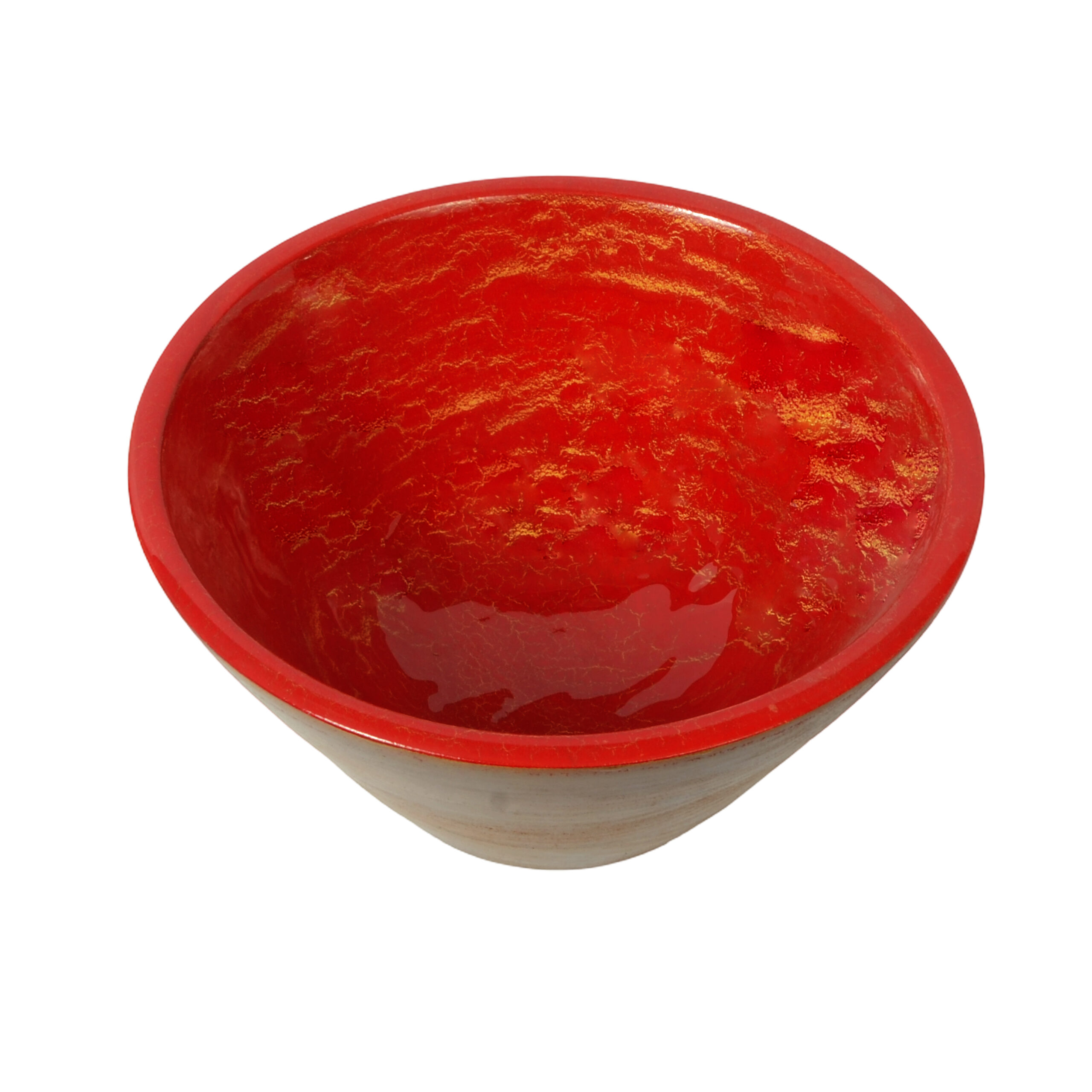 Crackle Charm Artisan Bowl