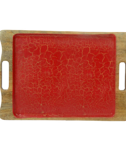 Crackle Charm Grand Serve Tray