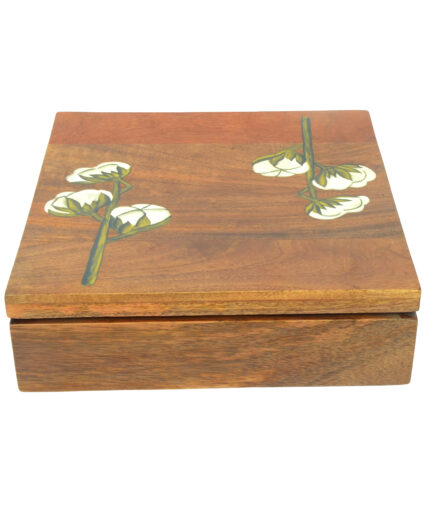 Cotton Charm Box -Multi-Use Jewelry/Watch or Masala Organizer
