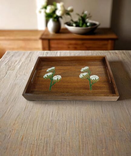 Cotton Canvas Beauty Tray